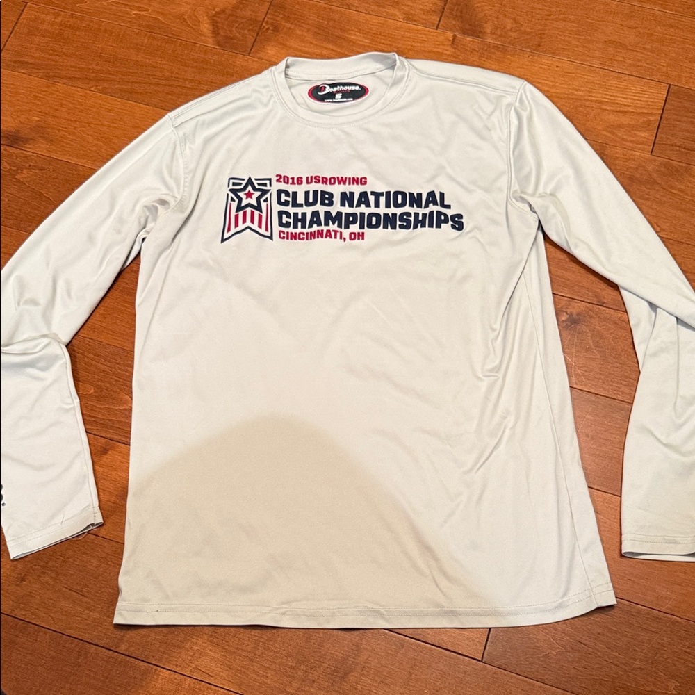 Women's White Long Sleeve Championship Tee